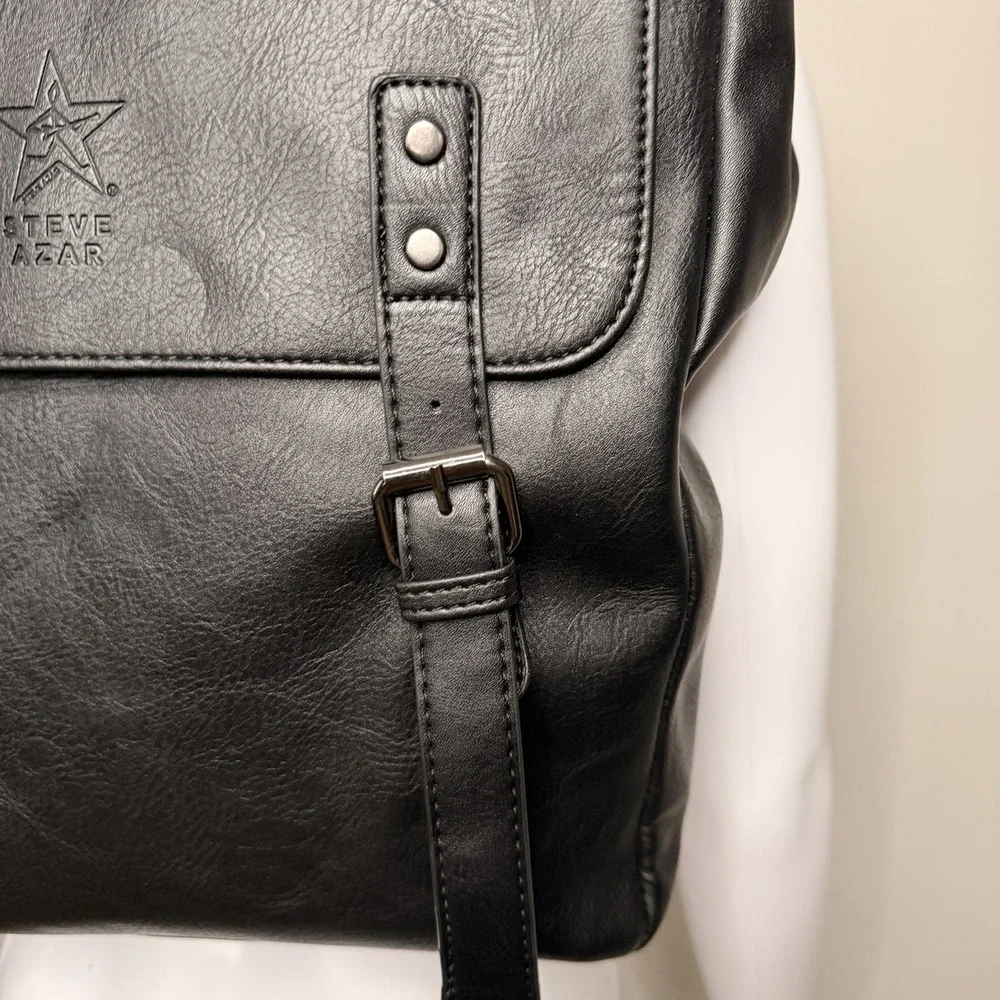 STEVE‎ AZAR LEATHER ENGINEER TECHNOLOGY BAKPACK/BAG New With Tag